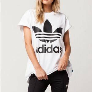 Adidas big trefoil tee